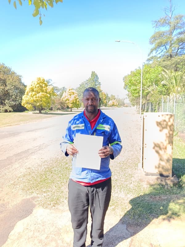 Thulani Myeni standing outdoors